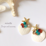 白花 海ピアス