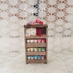 ミニチュア*coppet 手芸店*～毛糸のシェルフNo.4～