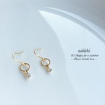 elegant▷elegant simple mini ring　ピアス/ノンホールイヤリング＊受注製作＊E44