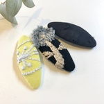 ミナペルホネンஐ 刺繍のパッチンピン 3点セット ⑅◡̈*キッズ&ベビー✦ฺプレゼントにも