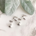 お気に入り×150❤︎シルバーローズピアス/イヤリング＊P190316