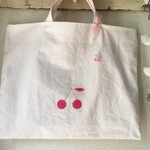 レッスンバッグL《ピンクさくらんぼ🍒》