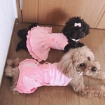 オーダーで♪ピンクハート＊フリフリインナーワンピ
