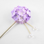 特集掲載 紫陽花の簪  パープル