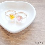 かすみ草ドロップリング