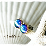 ◇ａ様オーダー品◇ Bermuda Blue Ocean -Earrings-