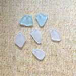 【値下げ！】穴あきシーグラス2色6個セット