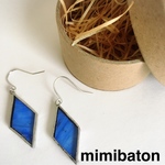 【新作】 mimibaton ステンドグラス♡シルバーピアス