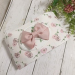 リバティおしりふきポーチ(メロディスモール×ピンク)