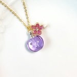 ♡アップルペンダント  フラワー添え♡