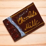 ユニーク　再販　板チョコ　ミルク　ブローチ　