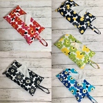 水玉花柄 ティッシュボックスカバー 