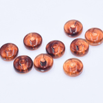 送料無料60個アクリルビーズ 琥珀色 ドーナツ  8mm  as95