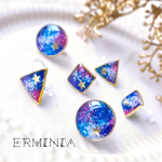 宇宙の○△□ピアス＊ノンホールピアス