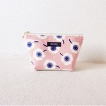 【最終販売】アネモネのコスメポーチ（アッシュピンク）