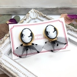  2ウェイ♡カメオ×ドットチュール♡送料込み