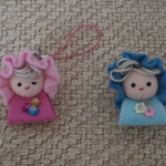 小人ストラップ＆マグネットのセット