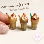 タピオカ♪ キャラメルソフト ミルクティ
