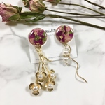 2way 押し花リング(ピアス)