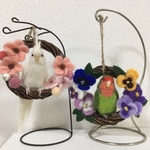 ※専用ページです※bikkyramune様ご依頼のリース2点です♪羊毛フェルト