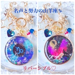 リバーシブル  “ 名声と努力の山羊座”バックチャーム