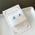 ✤小さなトライアングルのイヤリング　SWAROVSKI OD