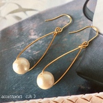 ワイヤーパールearrings