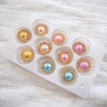 15ミリ✨キラキラゴールドパーツ 10点セット