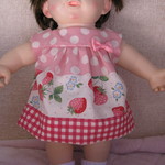 ぽぽちゃん、ちぃぽぽちゃん☆いちごのワンピース