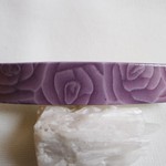 練り上げ紫薔薇のバレッタ（B級品）