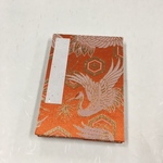 k1naco様専用/朱色 鶴柄/御朱印帳【中】
