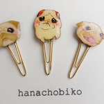 再販！かわいいパグのクリップ
