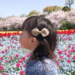 - Sally - イタリア製レザー 新生児から使える リボンヘアバンド ベビー キッズ ヘッドバンド