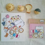 かわいいカリーノぱんのいろいろシールセット  