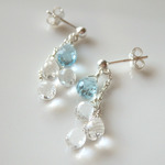Silver925×water　jewel×Pierce
