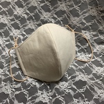 抗菌 立体マスク   ﾍﾞｰｼﾞｭ色  W