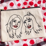 eyampe様専用オーダー品 クスッと似顔絵シュールポーチ