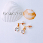 スワロフスキー✴︎ピアス クリスタル