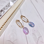 ヴィトライユの透けるピアス
