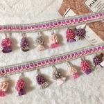30cm単位(タッセル8個) ショートタッセルブレード カラー4 BK190425 ハンドメイド 手芸 素材 材料