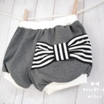 ボーダーリボンカボチャパンツ 80～150cm
