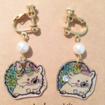 虹色ハリネズミのキラキラカップル❤︎
