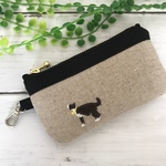  ＋ 小さな ふんわりポーチ ＋  猫刺繍&北欧テイスト