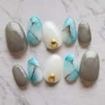 Turquoise Nail