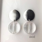 シルバークリアピアス
