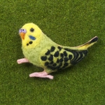 ♥️羊毛フェルト  インコさんブローチ♥️