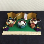 nikonikoako 様　オーダー品　端午の節句 三太郎 (桃太郎・金太郎・浦島太郎) つまみ細工 飾り/五月人形  こどもの日               