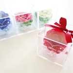 当店おすすめ《名入れギフト☆メッセージ刻印》選べる４color!　message ROSE “COLORFUL　ROSE” 一輪のバラのフラワーボックス 【誕生日】【母の日】【クリスマス】【記念日】