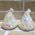 【sale】リバティ＊三角ぼうしの鍋つかみ＊ベッツィ＊イエロー