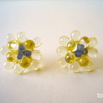 marguerite ピアス イエロー